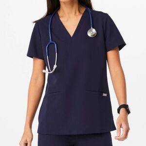 Figs Navy Scrub Set